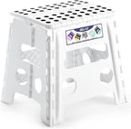 Delxo Folding Step Stool 13 Inch, 300 Lbs Step Stool by Delxo
