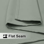 NICETOWN 2 Panels Sage Green Blackout Outdoor Curtains - Image 6