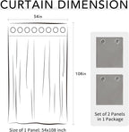Easy-Going 100% Waterproof Outdoor Curtains 54x108 inch, Gazebo and Pergola 2 - Image 7