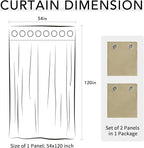 Easy-Going 100% Waterproof Outdoor Curtains Windproof Weatherproof Porch - Image 7