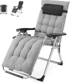 NEWBULIG Zero Gravity Chair, Folding Patio Recliner by NEWBULIG