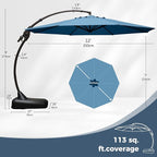 Grand patio 12FT Sunbrella Cantilever Umbrella - Image 3