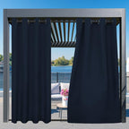 Easy-Going Outdoor Curtains for Patio 1 Panel, 54x96 inch, Weatherproof Privacy - Image 3
