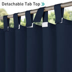 NICETOWN 2 Pieces Blackout Outdoor Curtainss - Image 3