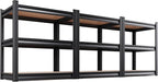 Storge Shelves 3-Tier Metal Shelving Unit, Adjustable Steel Shelves, Boltless by KORVENA