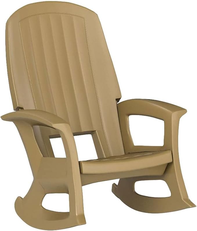 Rockaway Heavy Duty All Weather Rocking Chair, 2 Pack | Polyethylene Outdoor - Image 3