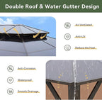 Aoxun 12'x16' Hardtop Gazebo - Image 9