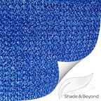 Shade&Beyond Rectangle Sun Shade Sail 12'X16' Permeable Canopy Blue - Image 8