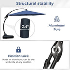 Grand patio 12FT Round Cantilever Umbrella - Image 6