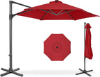 Best Choice Products 10ft Offset Cantilever Hanging Market Patio Umbrella by Unknown