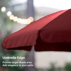 AMMSUN Patio Umbrella, 6.5 ft Outdoor Table Umbrella - Image 6