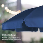 AMMSUN Patio Umbrella, 6.5 ft Outdoor Table Umbrella - Image 4