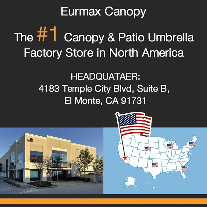 Eurmax USA High Performance Grill Gazebo Canopy Replacement Cover 5x8 BBQ - Image 2