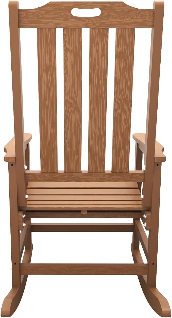 THOEOE Outdoor Rocking Chairs Set of 8, Oversized Patio Rocking Chair | HDPE - Image 10