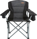VEVOR Oversized Camping Folding Chair, Portable Heavy Duty Outdoor Quad Lumbar - Image 5