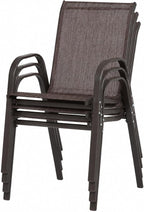 Patio Chairs Set of 4, Stacking Patio Chairs - Image 9