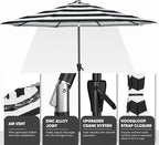 Tempera Patio Market Outdoor Table Umbrella - Image 4