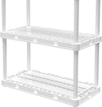 Gracious Living 4 Pack Light Duty Storage Shelves, Knect-A-Shelf 4-Shelf - Image 7
