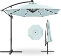 Best Choice Products 10ft Solar LED Offset Cantilever Hanging Market Patio by Unknown