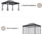 10' X 13' Waterproof Patio Gazebo - Image 4