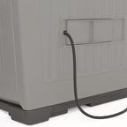 Suncast XL Outdoor Storage Cabinet, 130 Gal, Peppercorn Gray - Image 5