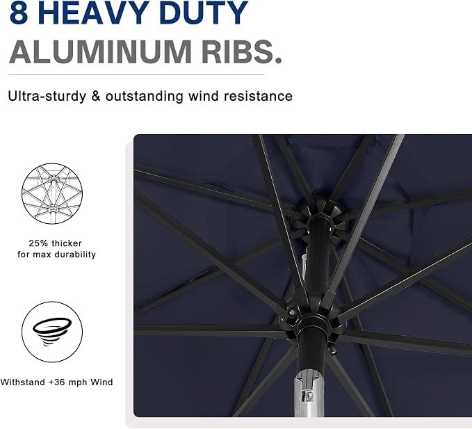 ABCCANOPY Solar Led Patio Umbrella - Image 7