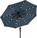 Best Choice Products 10ft Solar Polyester LED Lighted Patio Umbrella w/Tilt by Unknown