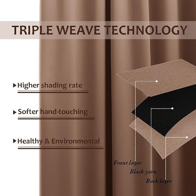 NICETOWN Room Divider Curtain for Patio 84 inch Length, Vertical Blinds - Image 4