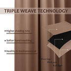 NICETOWN Curtain Panel for Living Room, Rustproof Grommet Top Thermal Insulated - Image 4