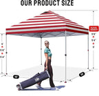 CROWN SHADES 10x10 Pop Up Canopy Tent - Image 6