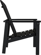 Compact Stackable Adirondack Chairs Set of 4, All-Weather - Image 8