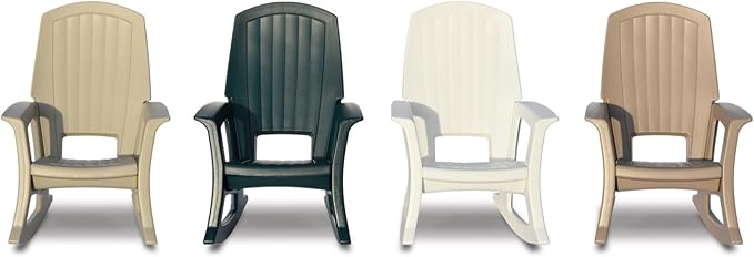 Rockaway Heavy Duty All Weather Rocking Chair, 3 Pack | Polyethylene Outdoor - Image 10