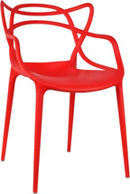 2xhome Modern Dining Chair | Stackable Indoor or Outdoor Entangled Side Chair | - Image 8