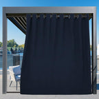 Easy-Going Outdoor Curtains for Patio 1 Panel, 150x108 inch, Weatherproof - Image 3