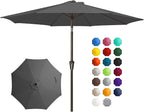 JEAREY 10 ft Outdoor Patio Umbrella w/Tilt and Crank by JEAREYOutdoorsCollection
