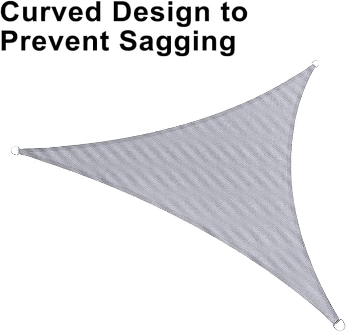 LOVE STORY Custom Size 9' x 9' x 9' Sun Shade Sail - Image 6