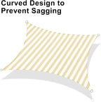 LOVE STORY 12' x 16' Rectangle Sun Shade Sail - Image 6