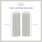 Exclusive Home Cabana Solid Indoor/Outdoor Light Filtering Hook-and-Loop Tab - Image 13