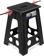 Delxo 17.5 Inch Folding Step Stool, Foldable Step Stool by Delxo