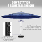 15FT Double-Sided Patio Umbrella - Image 4