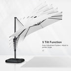 PURPLE LEAF Cantilever Umbrella - Image 7