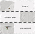 Mrosaa Storage Box Outdoor Caninet, Resin Indoor Storage Box Waterproof - Image 5