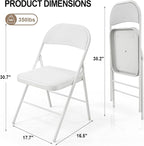 VINGLI 8 Pack Folding Chairs - Image 3