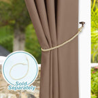 NICETOWN Room Divider Curtain for Patio 84 inch Length, Vertical Blinds - Image 7