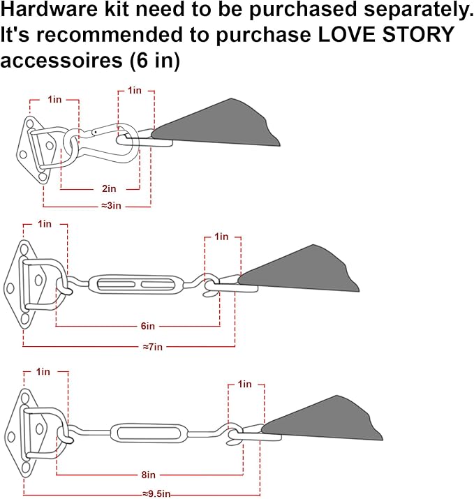 LOVE STORY Custom Size 9' x 9' Sun Shade Sail - Image 3