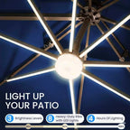10x10 FT Outdoor Cantilever Patio Umbrella - Image 4