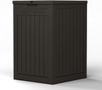 55 Gallon Package Delivery Box for Outside, Weather Resistant UV Protection by KFY