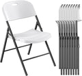 Nazhura 350 Weight Limit Heavy Duty Plastic Folding Chair by NazhuraGoodCompanionAtHome
