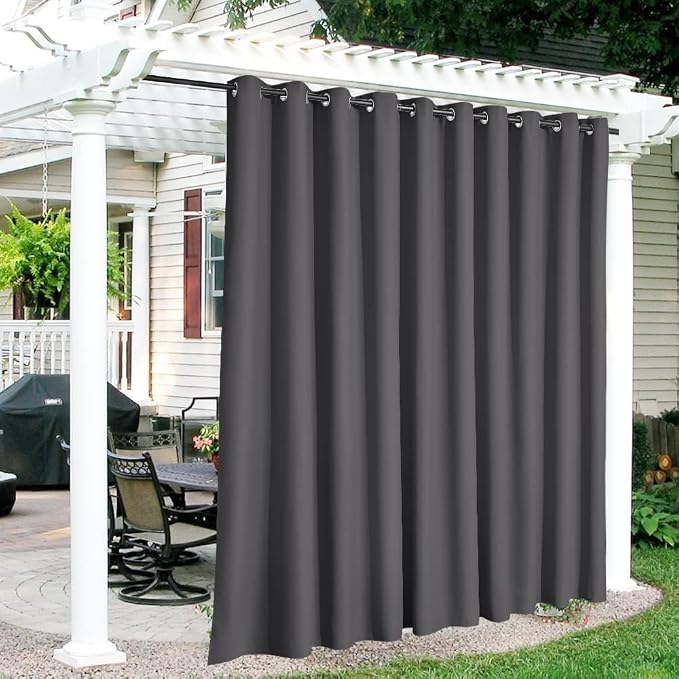 RYB HOME Pergola Curtains Outdoor by RYBHOME