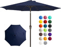 JEAREY 10 ft Outdoor Patio Umbrella w/Tilt and Crank by JEAREYOutdoorsCollection